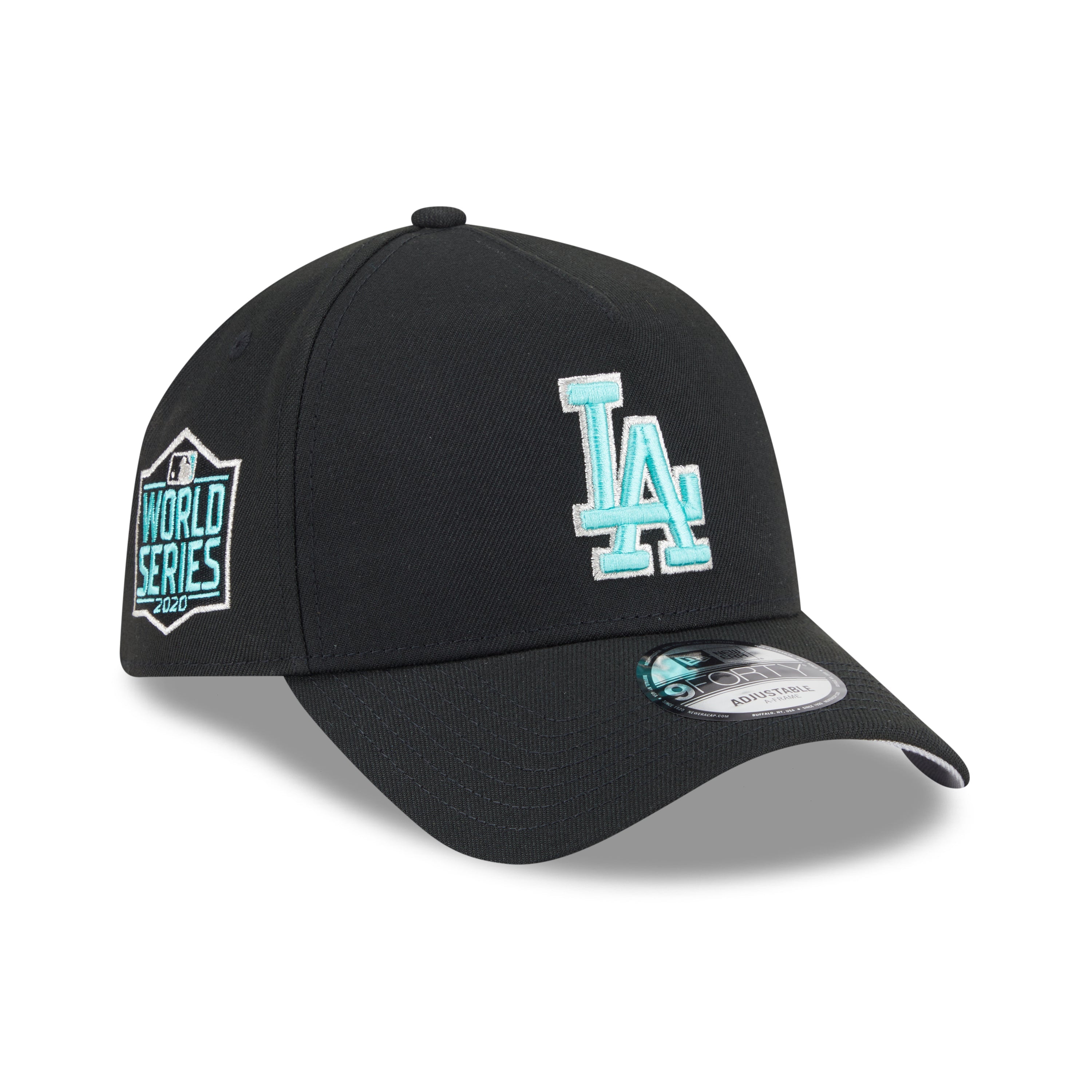9FORTY A-Frame Los Angeles Dodgers Black & Seaglass Snapback – New