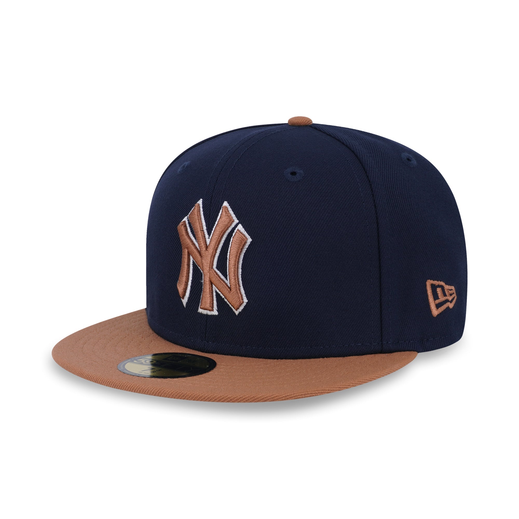 59FIFTY New York Yankees Cooperstown Pack 2-Tone Bronze Visor Navy