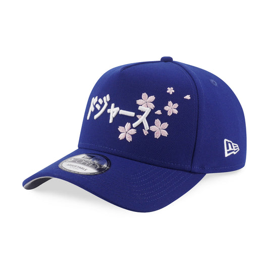9FORTY A-Frame Los Angeles Dodgers Kanji Dark Royal Snapback