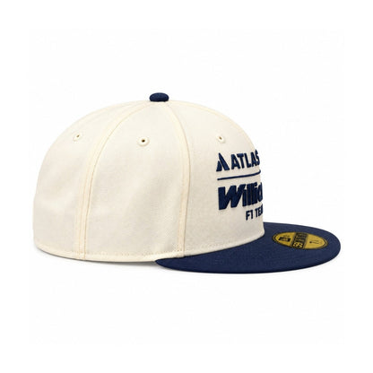 59FIFTY Atlassian Williams F1 Team Oceanside Chrome White Navy Snapback