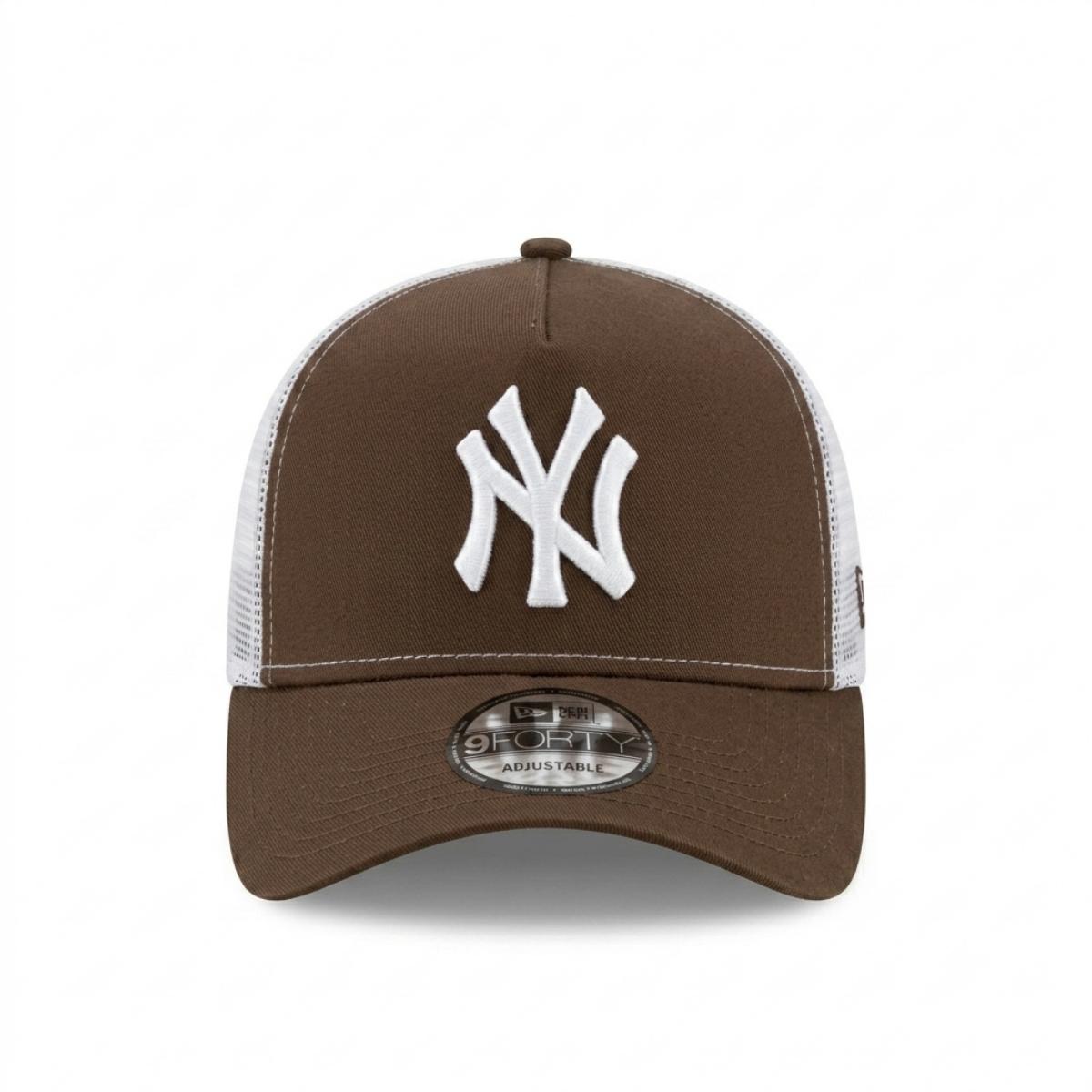 9FORTY A-Frame New York Yankees Walnut White Snapback
