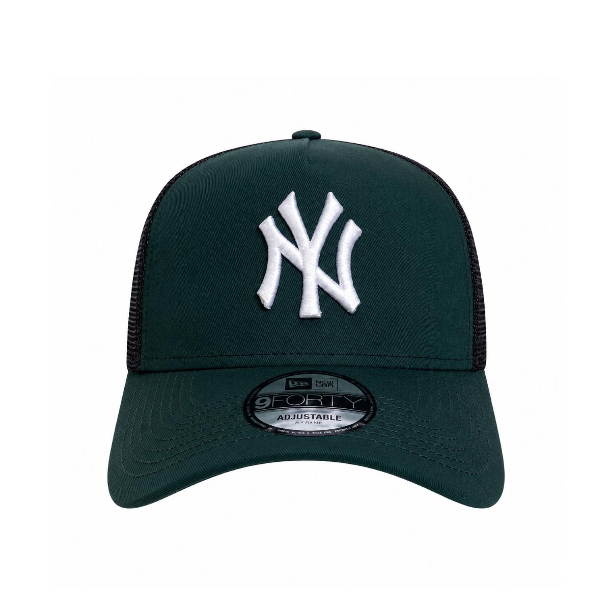 9FORTY A-Frame Trucker New York Yankees Dark Green Snapback