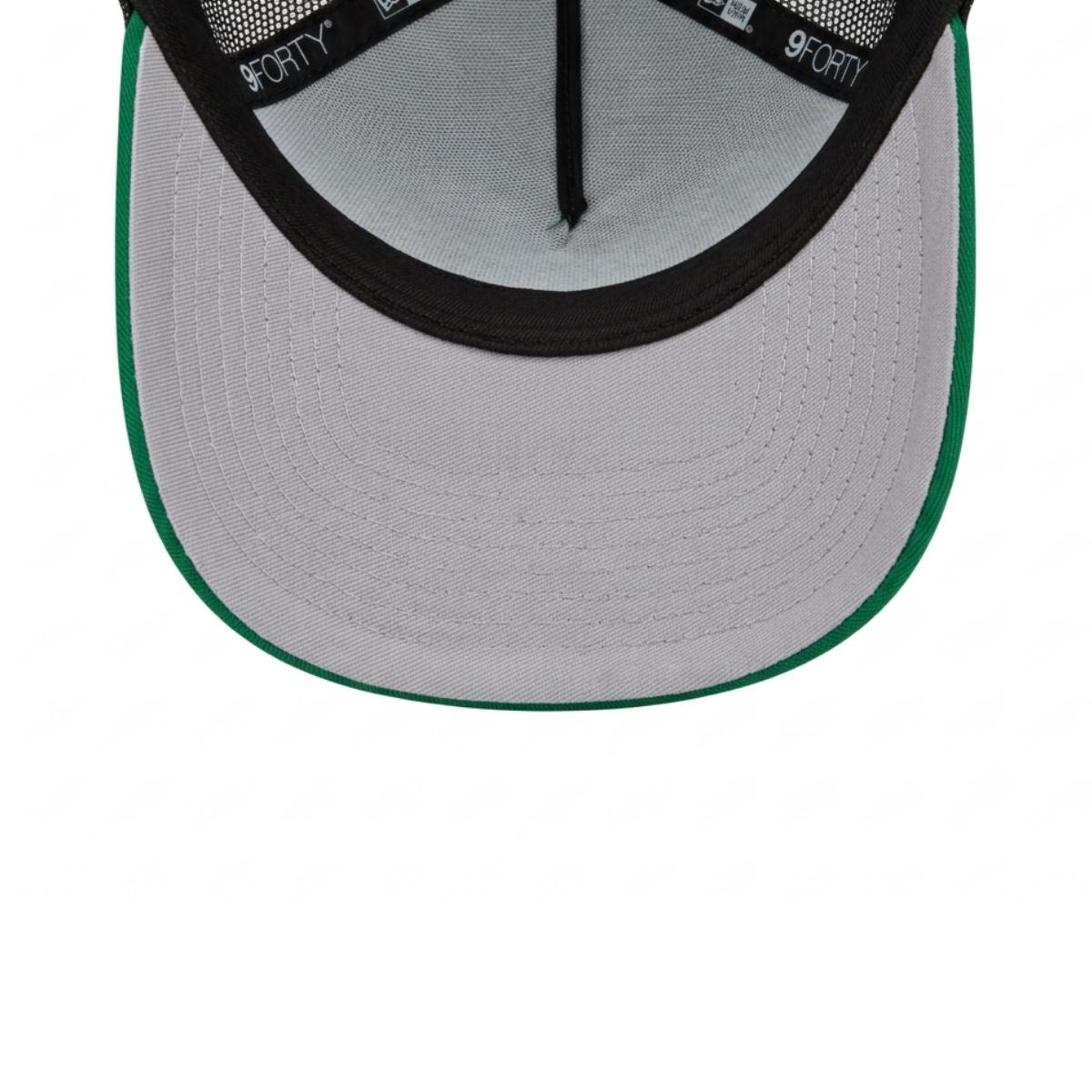 9FORTY A-Frame Trucker New York Yankees Green Snapback
