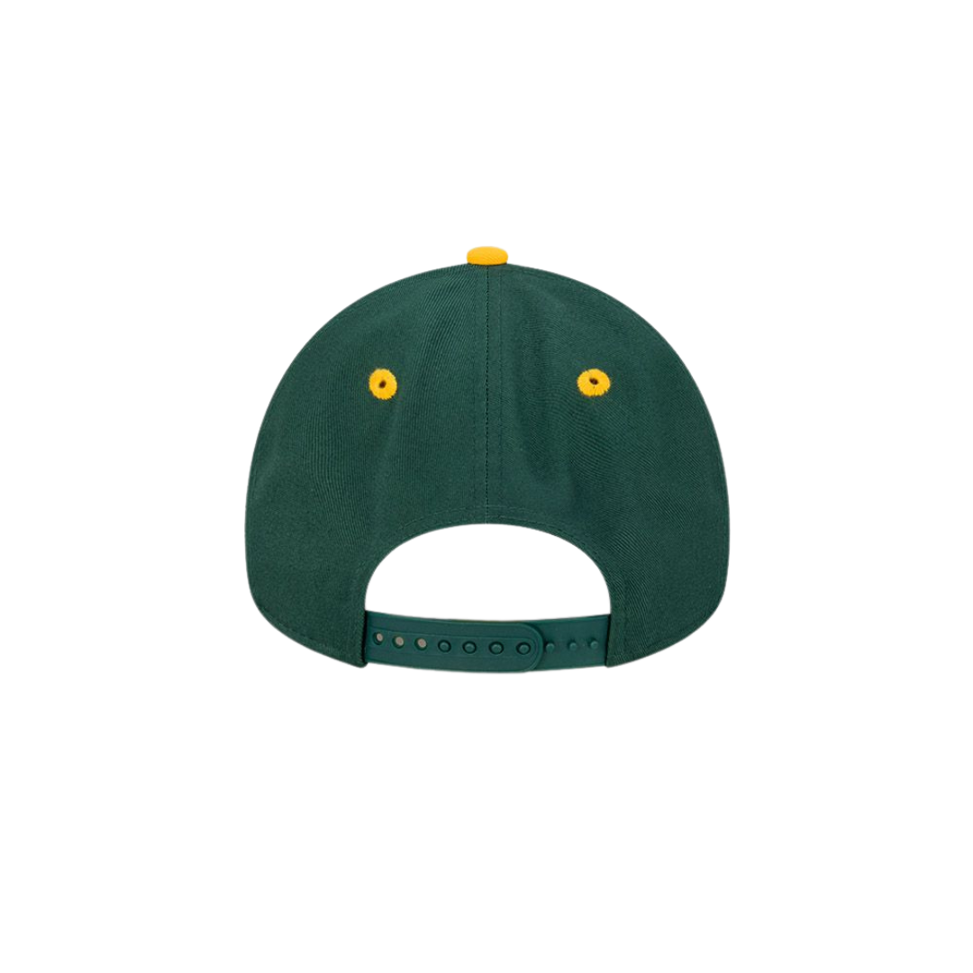 9FORTY A-Frame Oakland Athletics Oversize Logo Dark Green Snapback