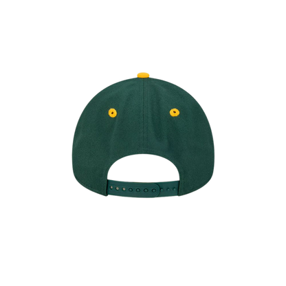 9FORTY A-Frame Oakland Athletics Oversize Logo Dark Green Snapback