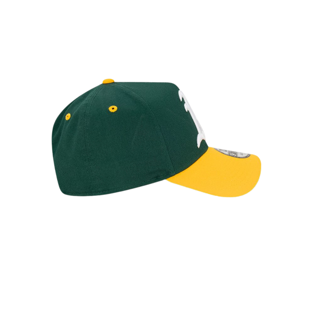 9FORTY A-Frame Oakland Athletics Oversize Logo Dark Green Snapback