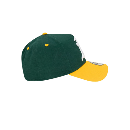 9FORTY A-Frame Oakland Athletics Oversize Logo Dark Green Snapback