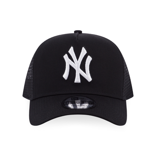 9FORTY A-Frame Trucker New York Yankees Black Snapback