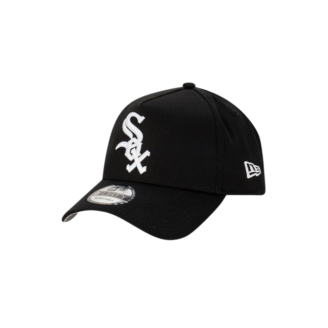 9FORTY A-Frame Chicago White Sox Oversize Logo Black Snapback