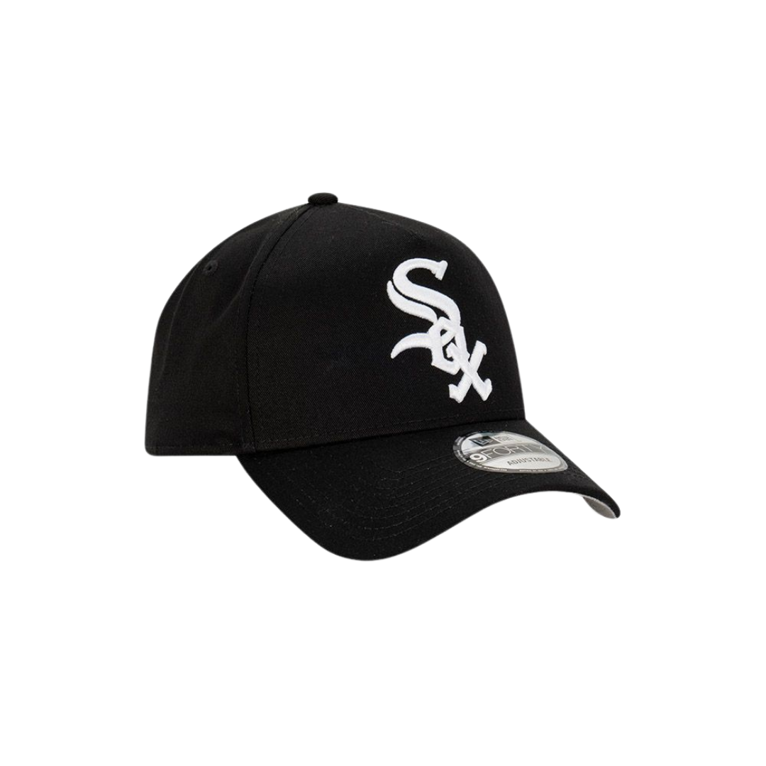 9FORTY A-Frame Chicago White Sox Oversize Logo Black Snapback