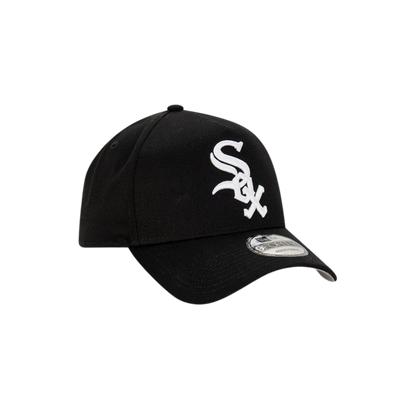9FORTY A-Frame Chicago White Sox Oversize Logo Black Snapback