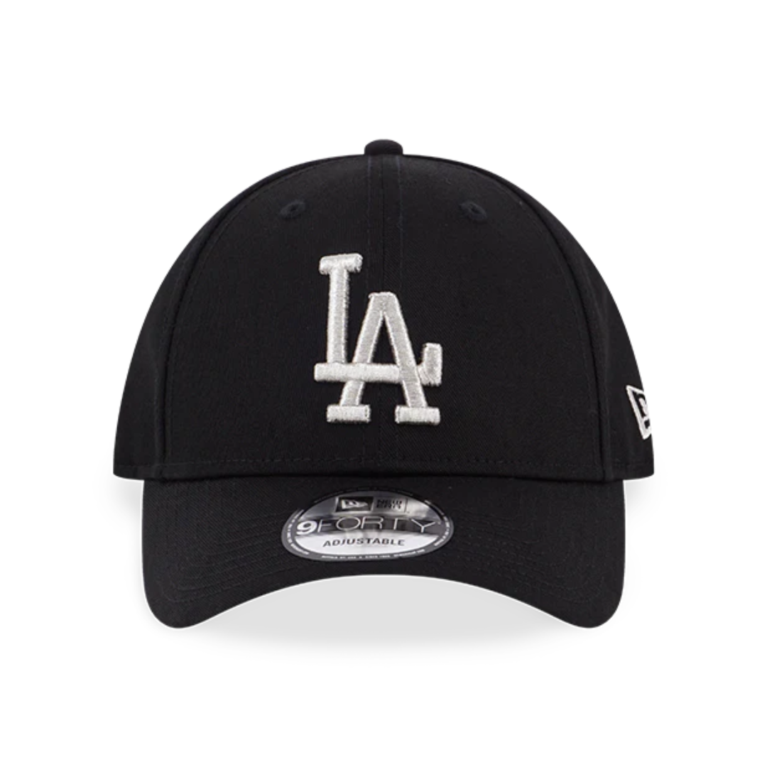 9FORTY Los Angeles Dodgers MLB Basic Silver Black Adjustable
