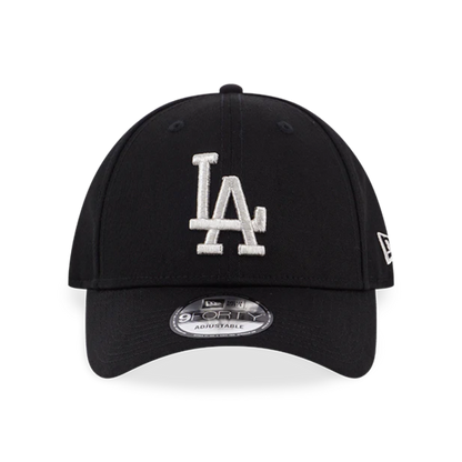 9FORTY Los Angeles Dodgers MLB Basic Silver Black Adjustable