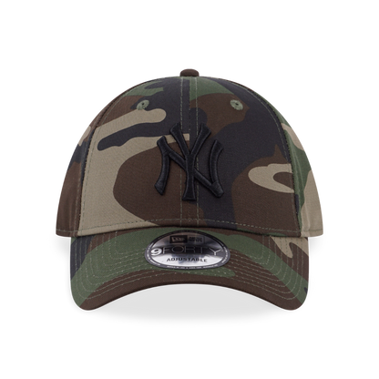 9FORTY New York Yankees Woodland Camo Adjustable