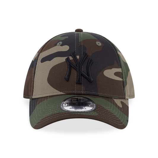 9FORTY New York Yankees Woodland Camo Adjustable