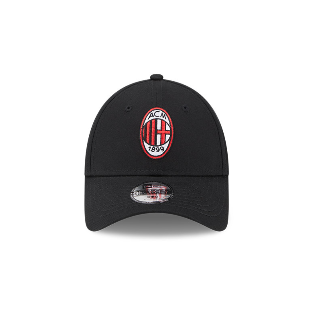 9FORTY Kids AC Milan Black Adjustable