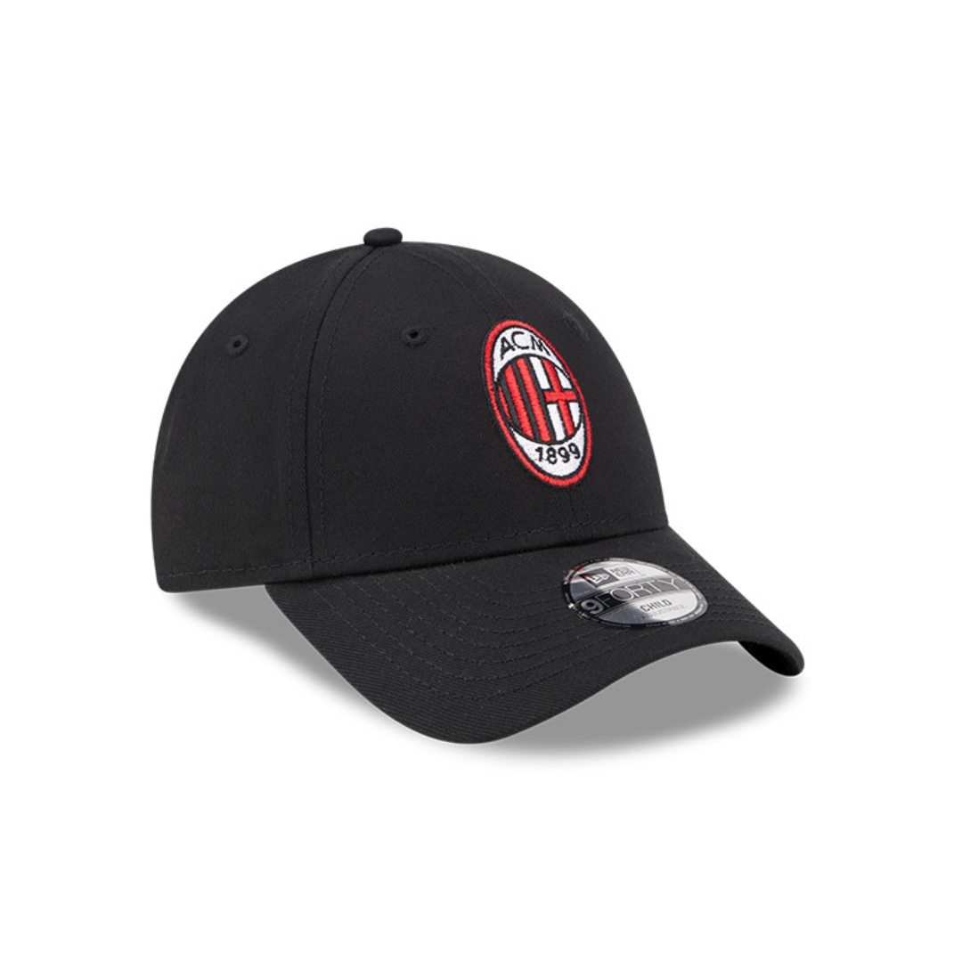 9FORTY Kids AC Milan Black Adjustable