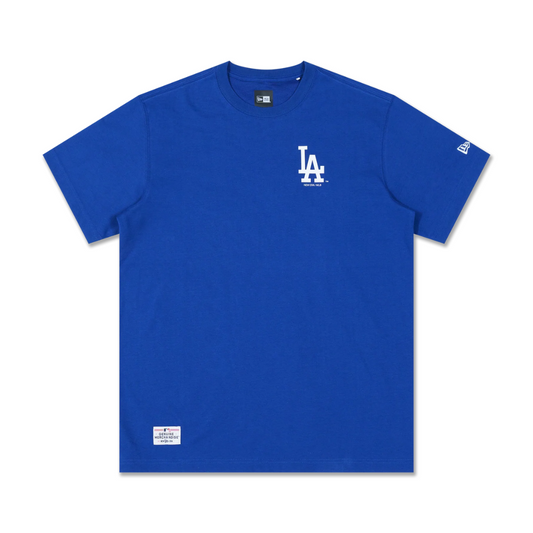 Los Angeles Dodgers Word Dark Royal Short Sleeve T-Shirt