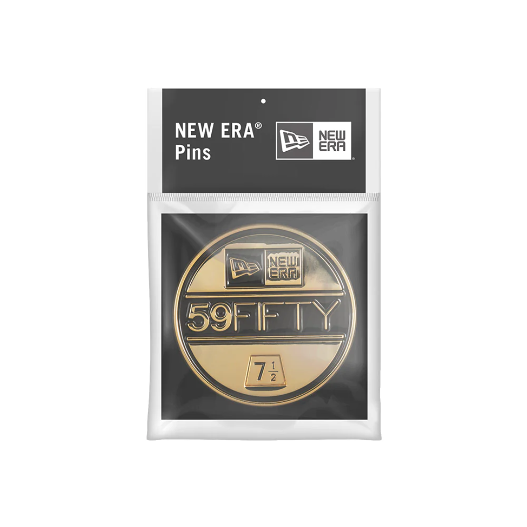 New Era 59FIFTY Black & Gold Visor Sticker Pin