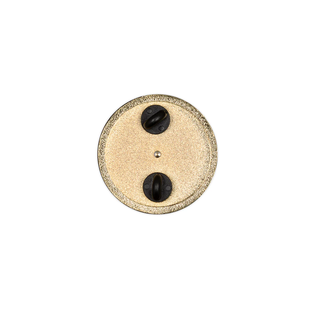 New Era 59FIFTY Black & Gold Visor Sticker Pin