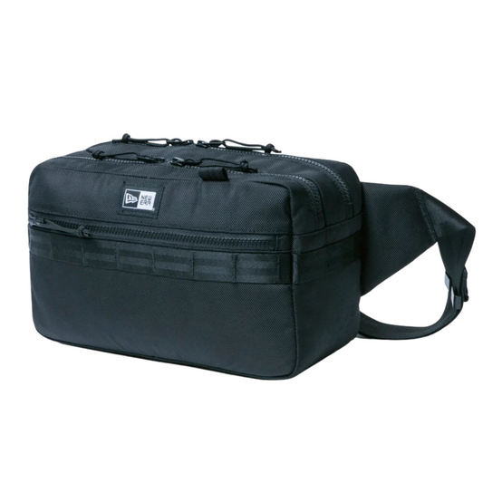 Square Black Waist Bag